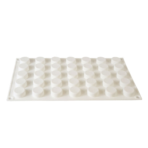 Silicone Mousse Mold Small Round Cylinder 35 Cavity