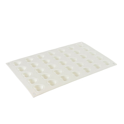 Silicone Mousse Mold Small Hearts 35 Cavity
