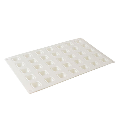 Silicone Mousse Mold Rounded Square 35 Cavity