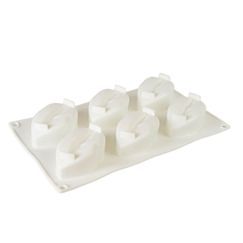 Silicone Mousse Mold Lips 6 Cavity