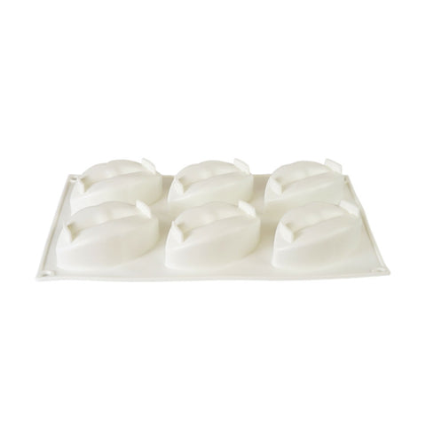 Silicone Mousse Mold Lips 6 Cavity