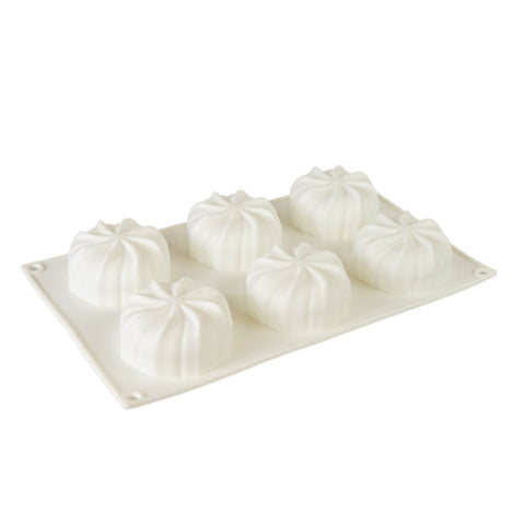 Silicone Mousse Mold Pumpkin 6 Cavity