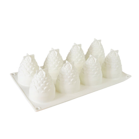 Silicone Mousse Mold Pine Cone 8 Cavity