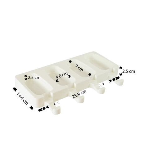 Silicone Mousse Mold Ice Cream 4 Cavity