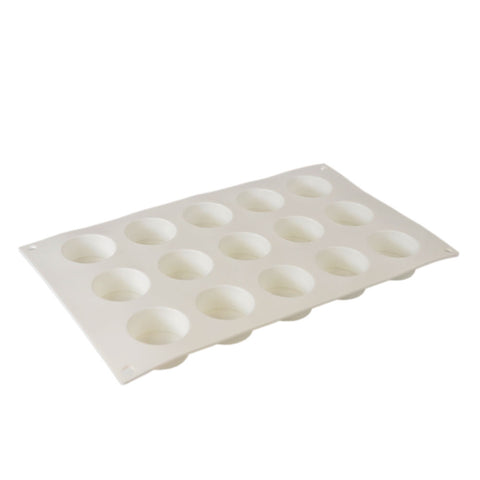 Silicone Mousse Mold Round Cylinder 15 Cavity