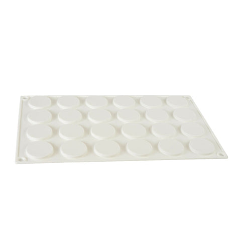 Silicone Mousse Mold Small Flat Cylinder 24 Cavity
