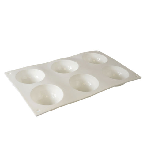 Silicone Mousse Mold Half Ball 6 Cavity