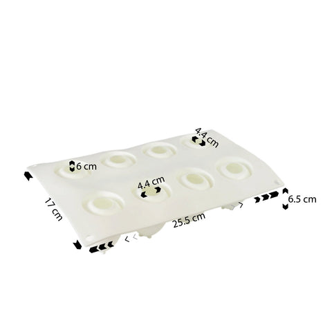 Silicone Mousse Mold Eggs 8 Cavity