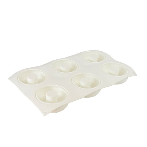 Silicone Mousse Mold Donut 6 Cavity