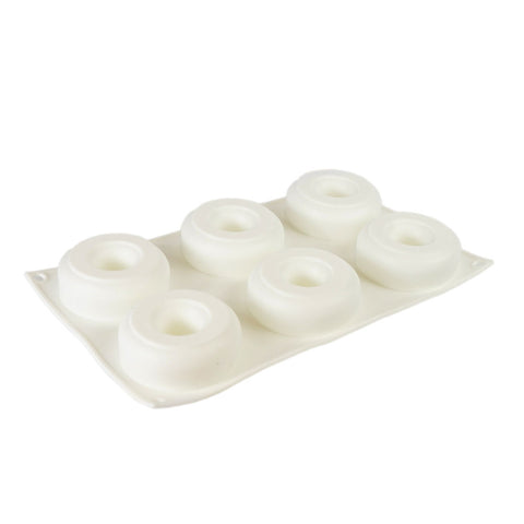 Silicone Mousse Mold Donut 6 Cavity