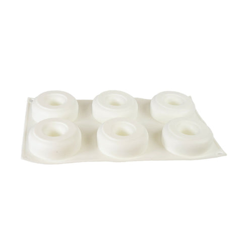 Silicone Mousse Mold Donut 6 Cavity