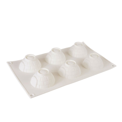 Silicone Mousse Mold Igloo 6 Cavity