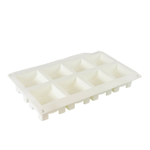 Silicone Mousse Mold Square Stone 8 Cavity