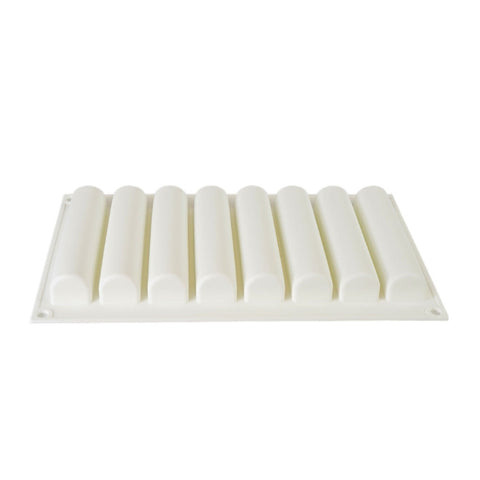 Silicone Mousse Mold Long Cylinder 8 Cavity