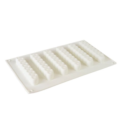 Silicone Mousse Mold Squiggle 6 Cavity