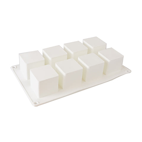 Silicone Mousse Mold Cube 8 Cavity