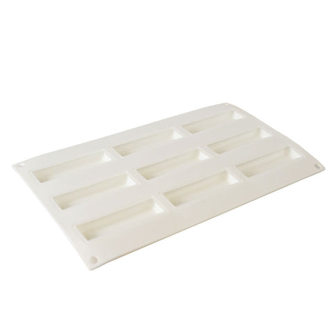 Silicone Mousse Mold Long Bar 9 Cavity