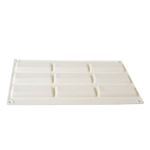 Silicone Mousse Mold Long Bar 9 Cavity
