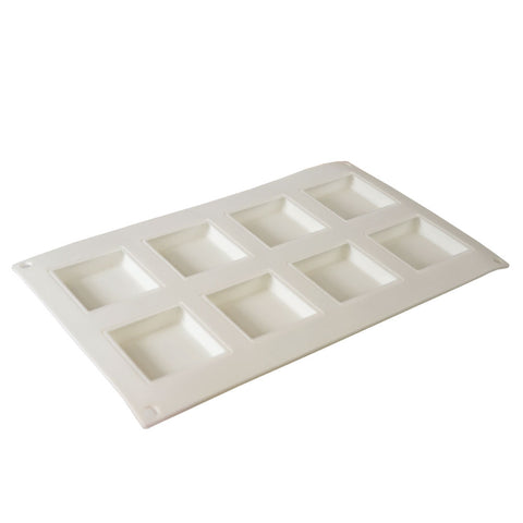 Silicone Mousse Mold Square 8 Cavity