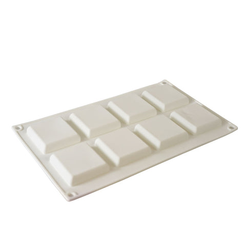 Silicone Mousse Mold Square 8 Cavity