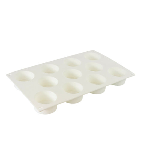 Silicone Mousse Mold Flat Cylinder 11 Cavity