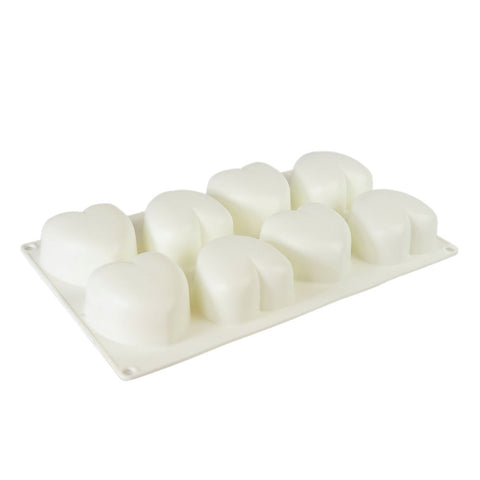 Silicone Mousse Mold Love Heart 8 Cavity