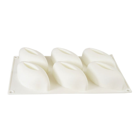 Silicone Mousse Mold Bean Pod 6 Cavity
