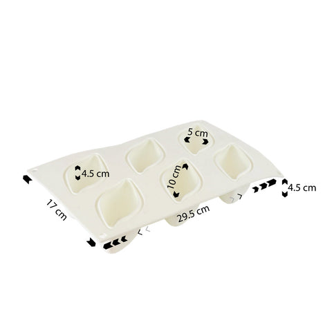 Silicone Mousse Mold Bean Pod 6 Cavity