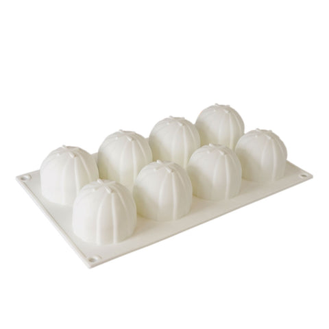 Silicone Mousse Mold Whirlwind Sphere 8 Cavity