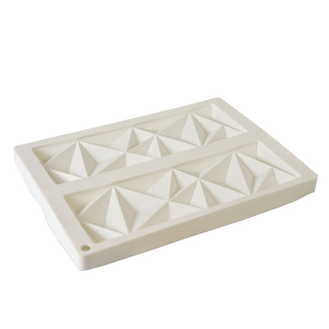 Silicone Mousse Mold Geometric Rectangle Bar 2 Cavity