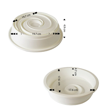Silicone Mousse Mold Round Spiral Swirl 1 Cavity