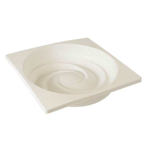Silicone Mousse Mold Curved Spiral Swirl 1 Cavity