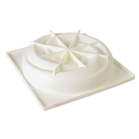 Silicone Mousse Mold Curved Spiral Swirl 1 Cavity