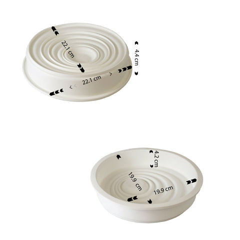 Silicone Mousse Mold Ripple 1 Cavity