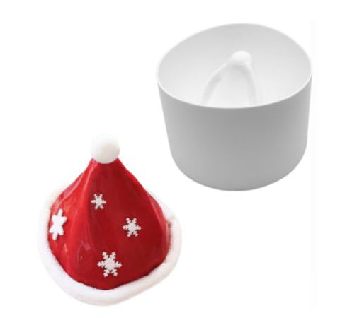 Silicone Mousse Mold Christmas Hat 1 Cavity