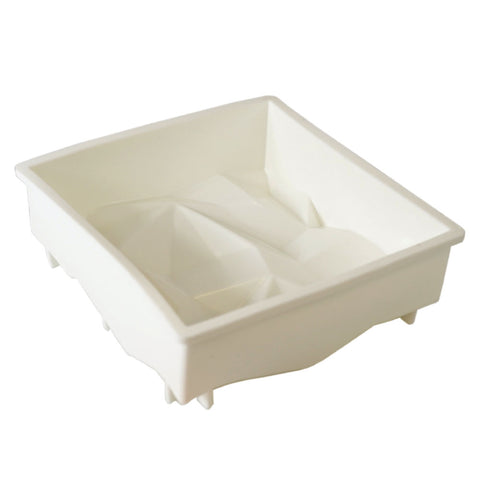 Silicone Mousse Mold Square Rock 1 Cavity