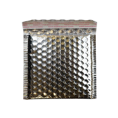 Bubble Mailers Silver 150x130mm