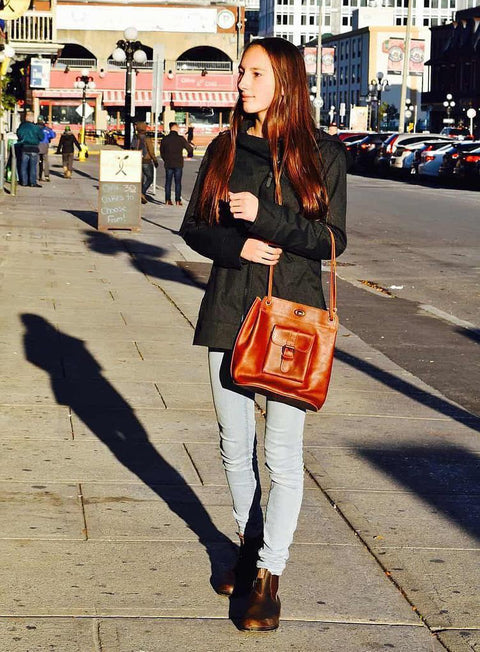 Brigitte - Leather Vintage Purse