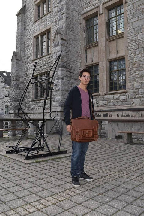 Intella - Leather Messenger Bag